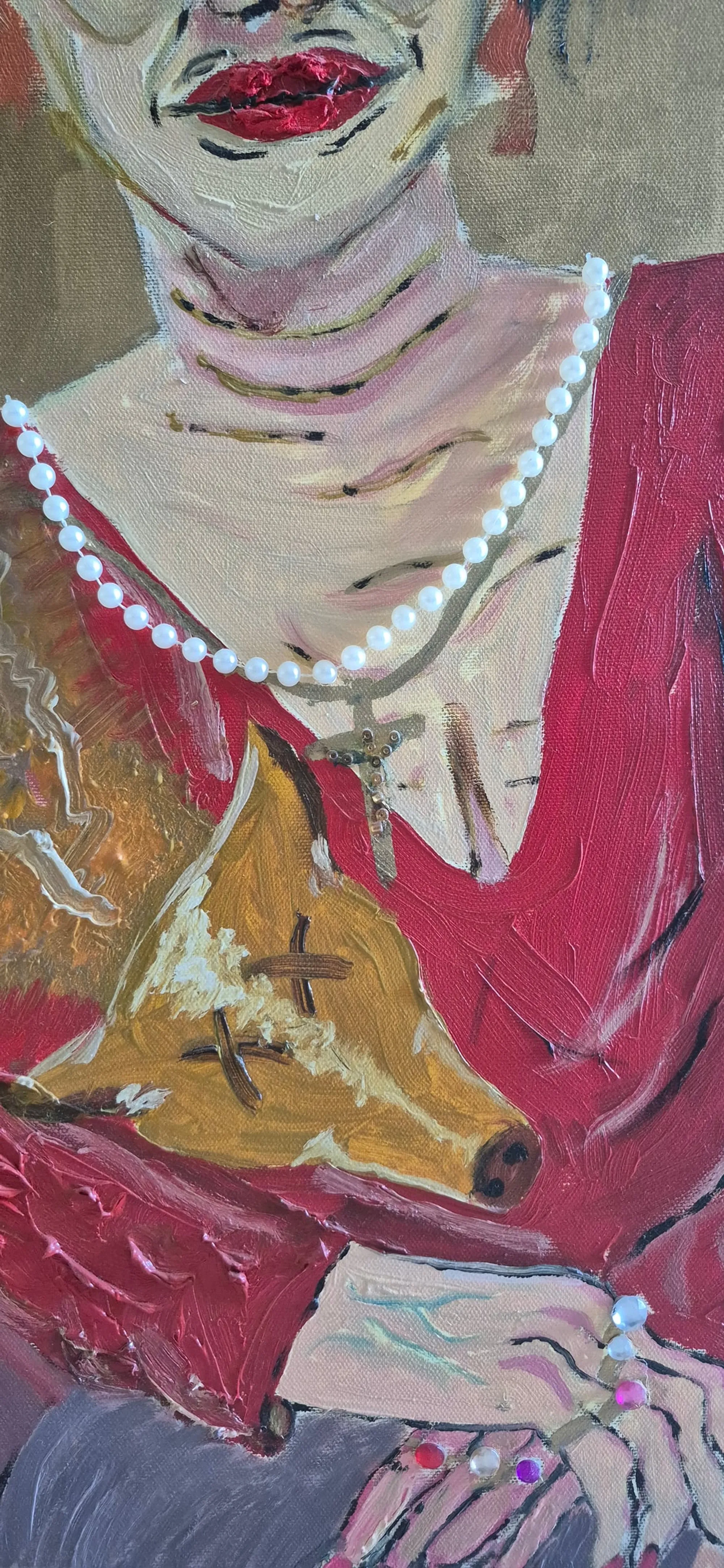 Detail von Granny la vedova allegra (2)
