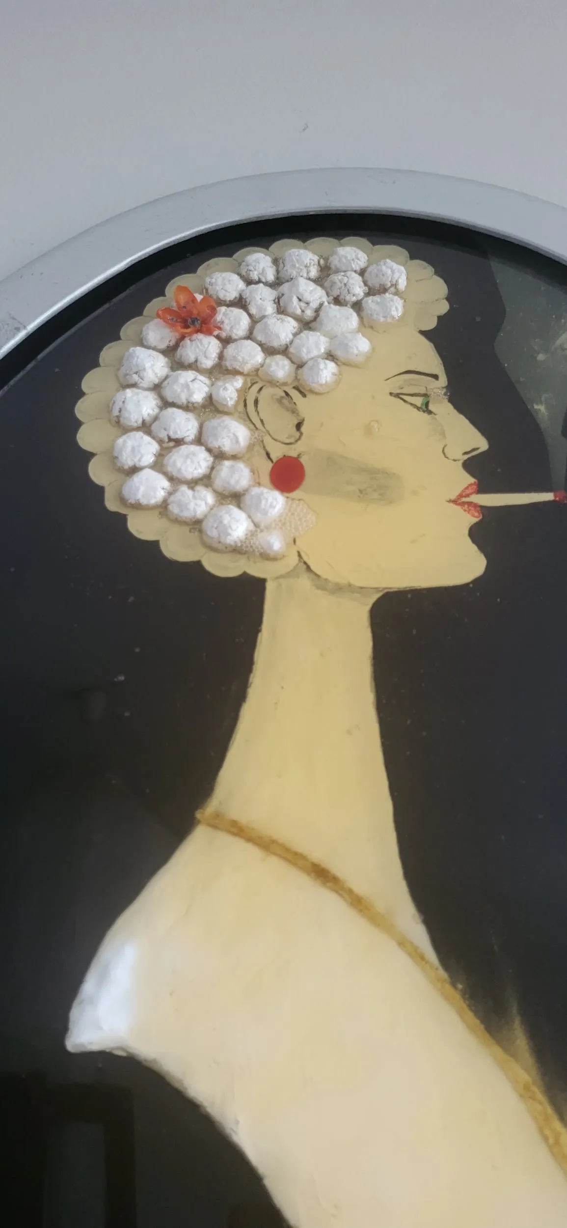 Detail von Smoking Lady cammeo (1)